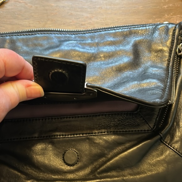 Kooba Black Leather Crossbody/Clutch - Picture 14 of 15